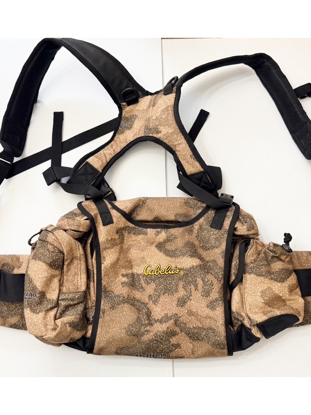 Cabela’s Camo Lumbar Backpack Pack All Day Transporter Seclusion 3D Fanny Waist